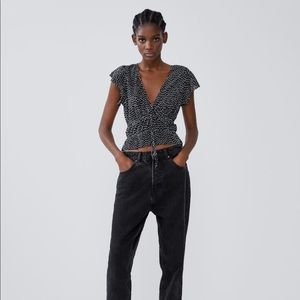 NEW! Zara pleated ruffles top!